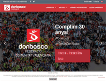Tablet Screenshot of fededonbosco.org
